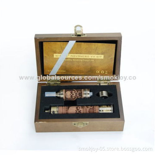 Smokjoy Electronic Cigarette 510 Rebuildable/Wooden Atomizers, N Fire LA2, 2.5mL Volume